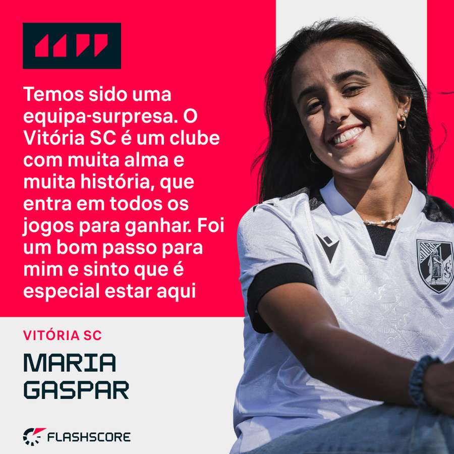 Maria Gaspar feliz em Guimarães