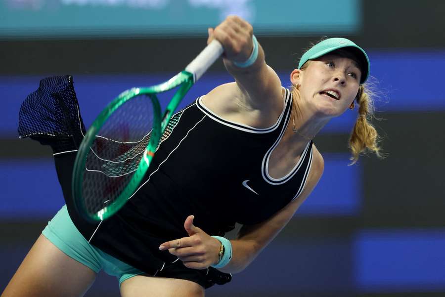 Andreeva tem 57% de aproveitamento em match-points Andreeva tem 57% de aproveitamento em match-points