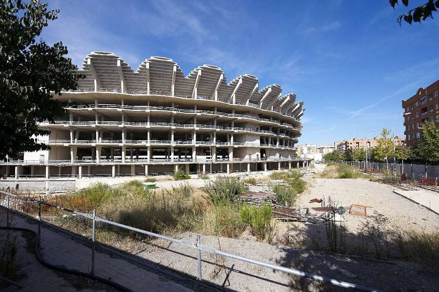 Novo Mestalla está a ser construído