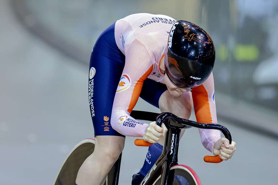 Hetty van de Wouw derde op 500 meter tijdrit bij EK baanwielrennen