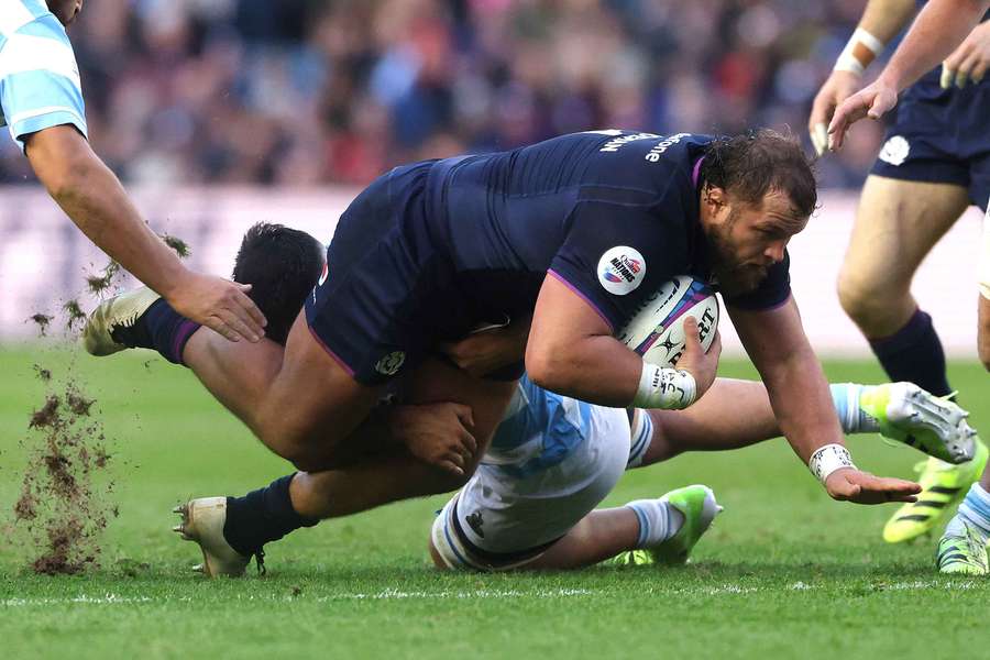 Pierre Schoeman contre l'Argentine en 2025.