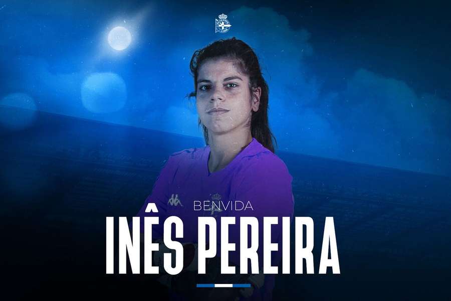 Inês Pereira foi apresentada no Deportivo