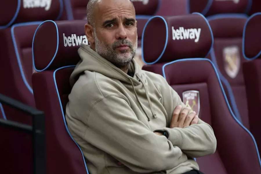 Pep Guardiola, treinador do Manchester City Pep Guardiola, treinador do Manchester City