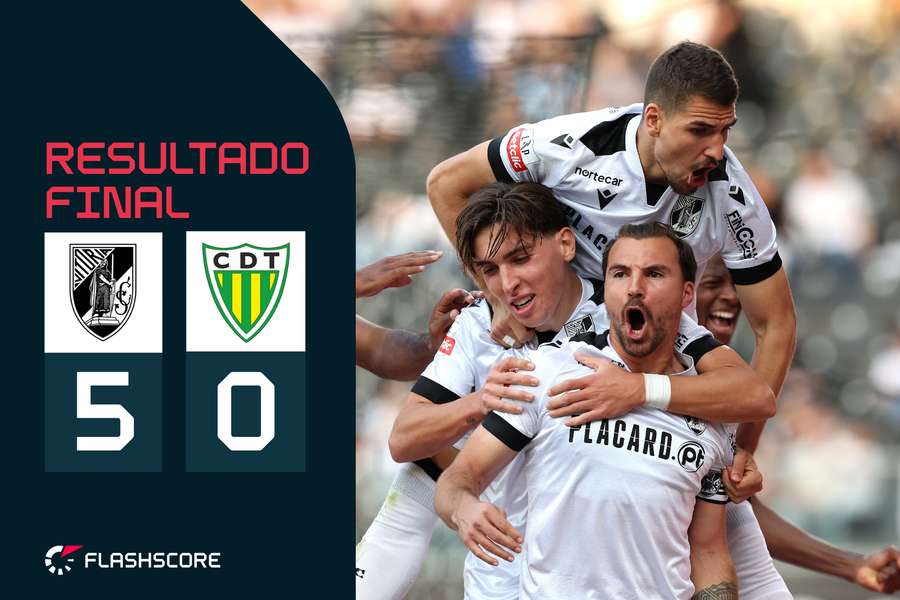 Samu festeja o terceiro golo