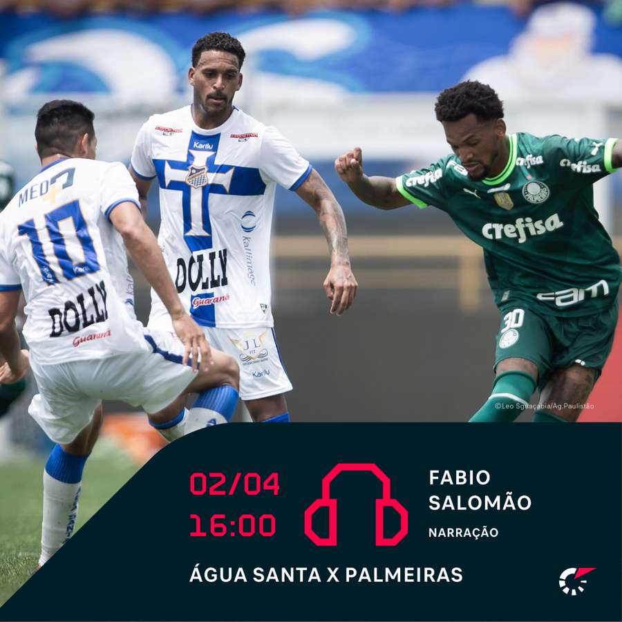 Palmeiras tem o favoritismo a seu favor contra o Água Santa