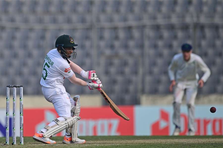 Mushfiqur bats for Bangladesh against Ireland