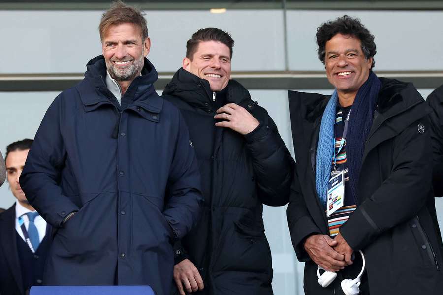 Jürgen Klopp, Mario Gomez et Rai dans les tribunes de Charléty ce samedi.