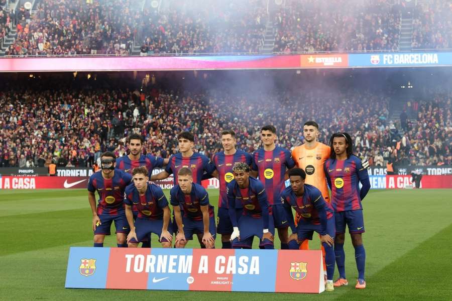 El 11 del Barça en la reinauguración del Camp Nou