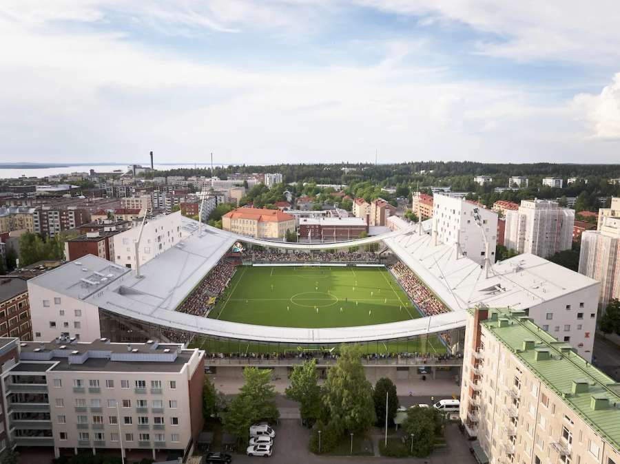 Tamela Stadium v Tampere