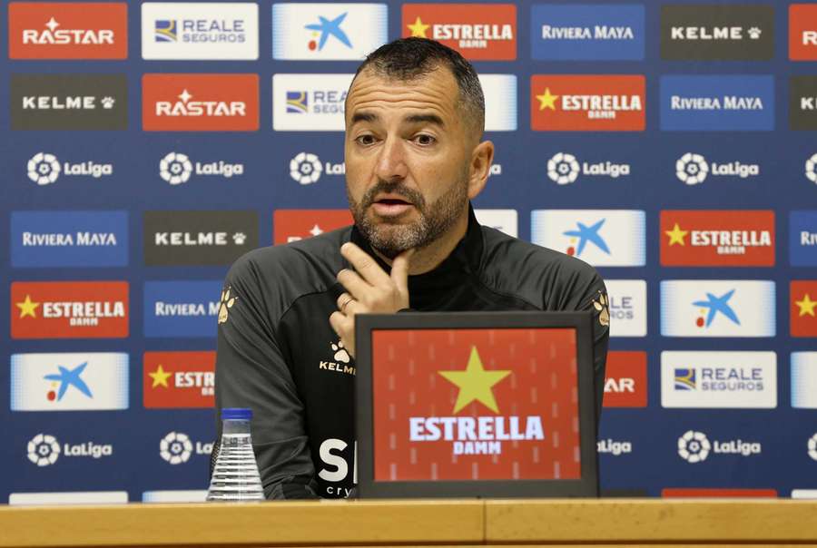 Diego Martínez: "Batalla habrá, el Espanyol puede ganar a cualquier en cualquier campo"