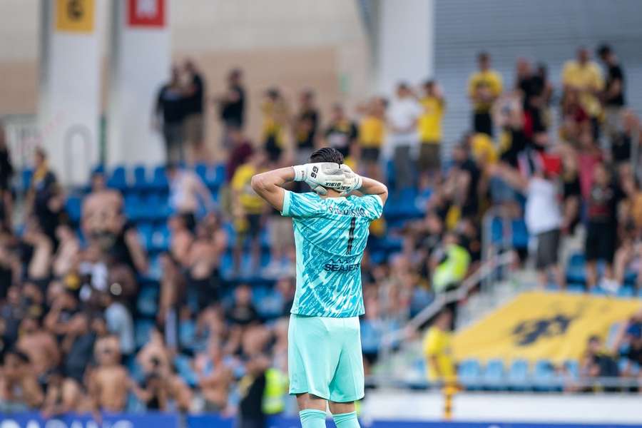 Thomas Strakosha a încasat un gol din careul advers