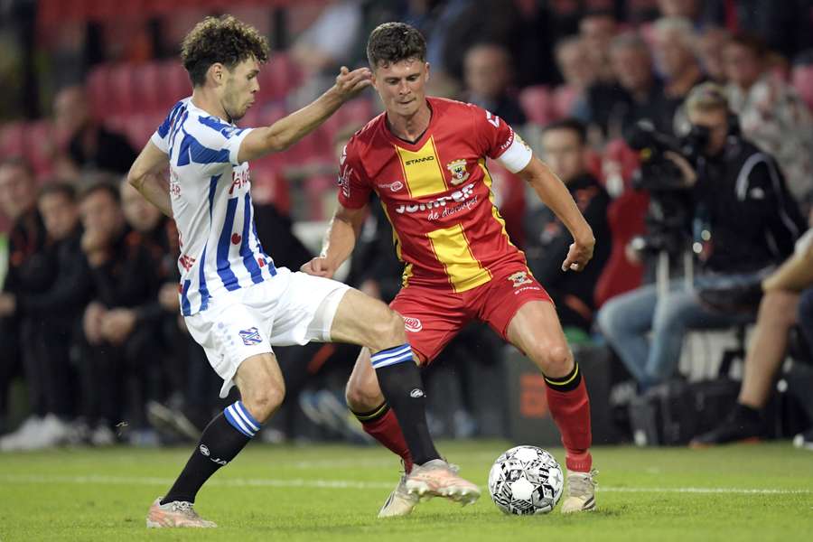 Mitchell van Bergen in 2021 als speler van sc Heerenveen