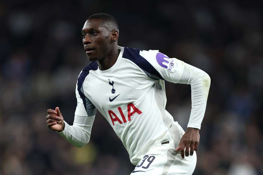 Randal Kolo Muani con el Tottenham. Randal Kolo Muani con el Tottenham.