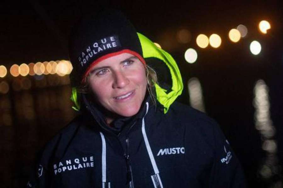 Clarisse Cremer, encore sponsorisée par Banque Populaire. Clarisse Cremer, encore sponsorisée par Banque Populaire.