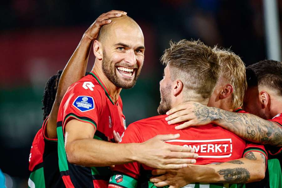 Bas Dost maakte vorige week zijn eerste treffer in Nijmeegse dienst