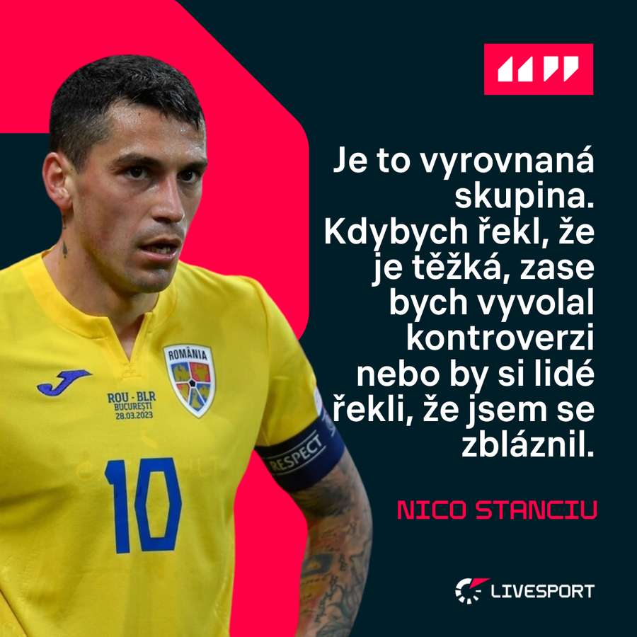 Stanciu promluvil o soupeřích v Lize národů.