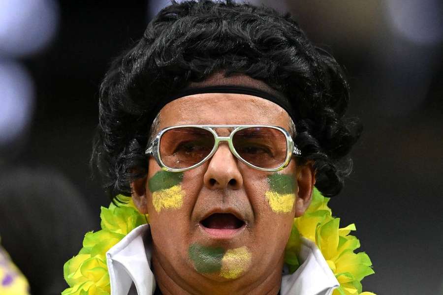 Un supporter brésilien à la Copa América.