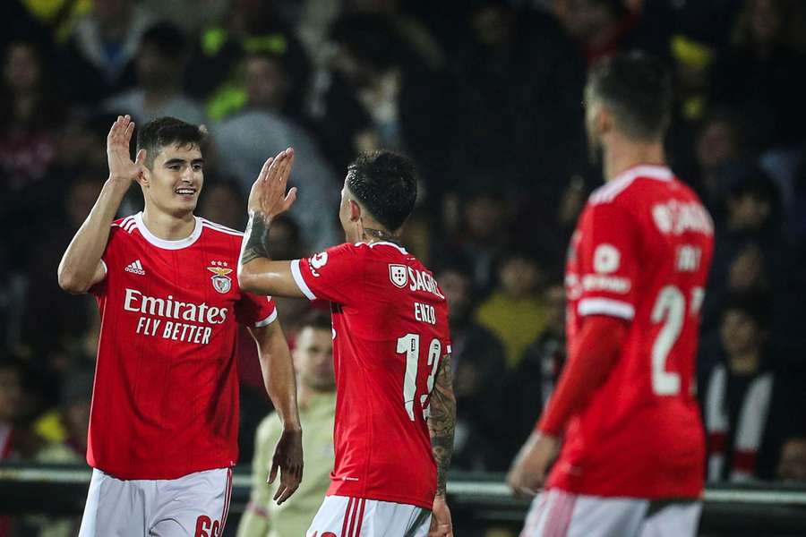 Silva in actie voor zijn club Benfica