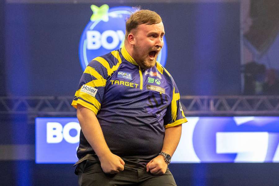 Littler celebrates his win