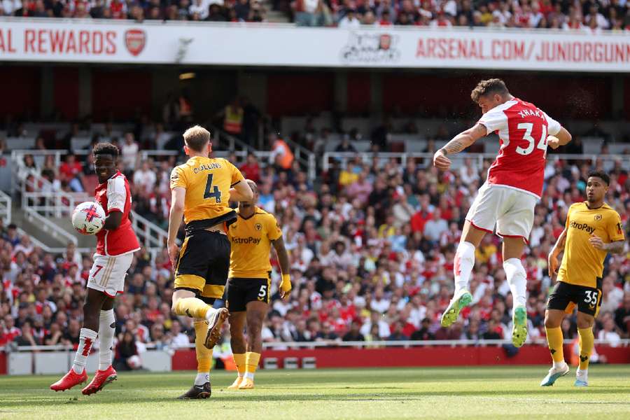 Granit Xhaka scored too early goals for Arsenal