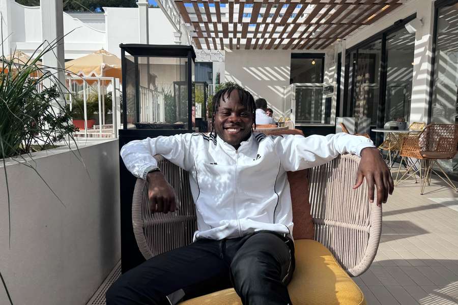 Emmanuel Uchenna během rozhovoru pro Livesport Zprávy.