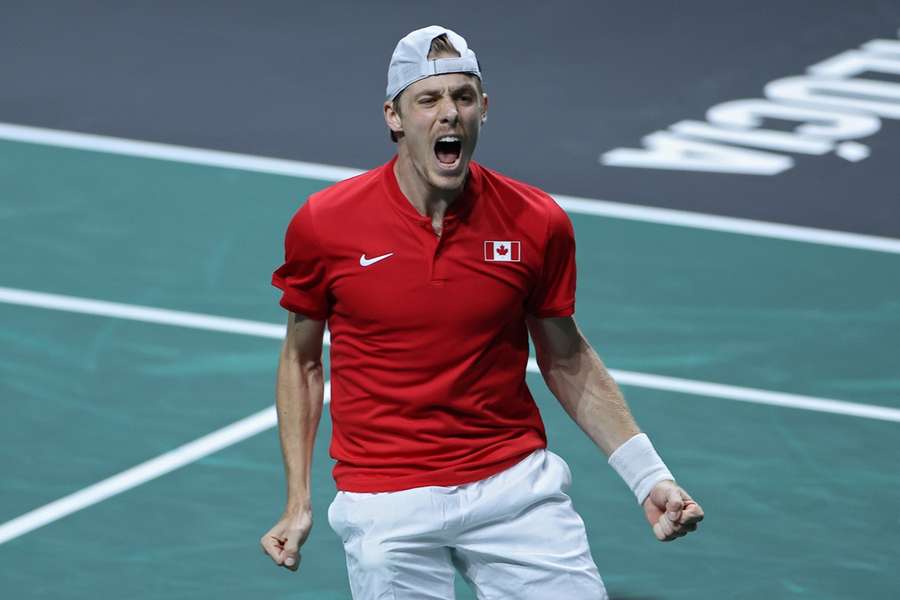 Denis Shapovalov gave Canada the first point of their Davis Cup final against Australia in Malaga