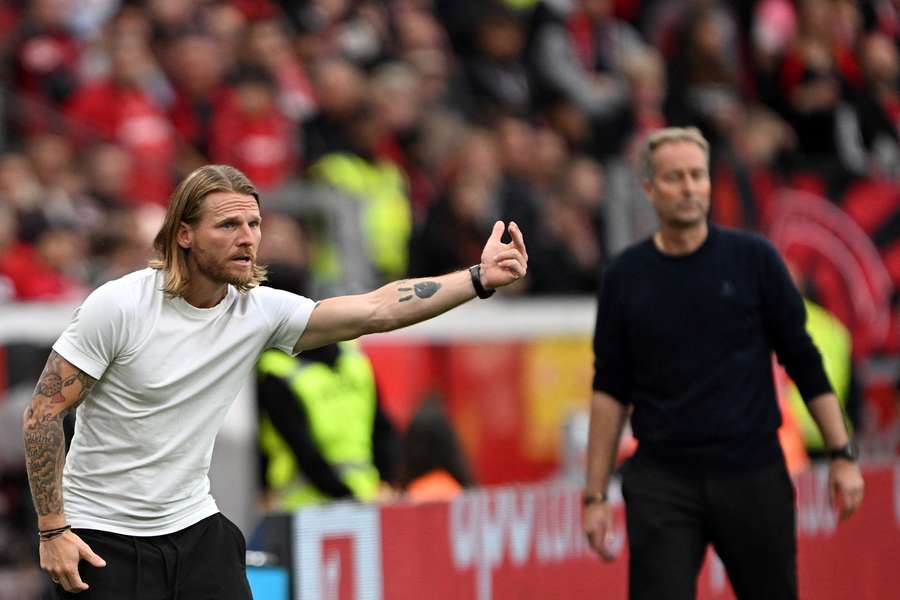 Eugen Polanski (l.) bei seinem Bundesliga-Debüt