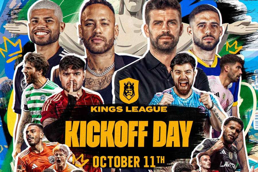 La Kings League prepara varias bombas para su 'kickoff' en Río de Janeiro