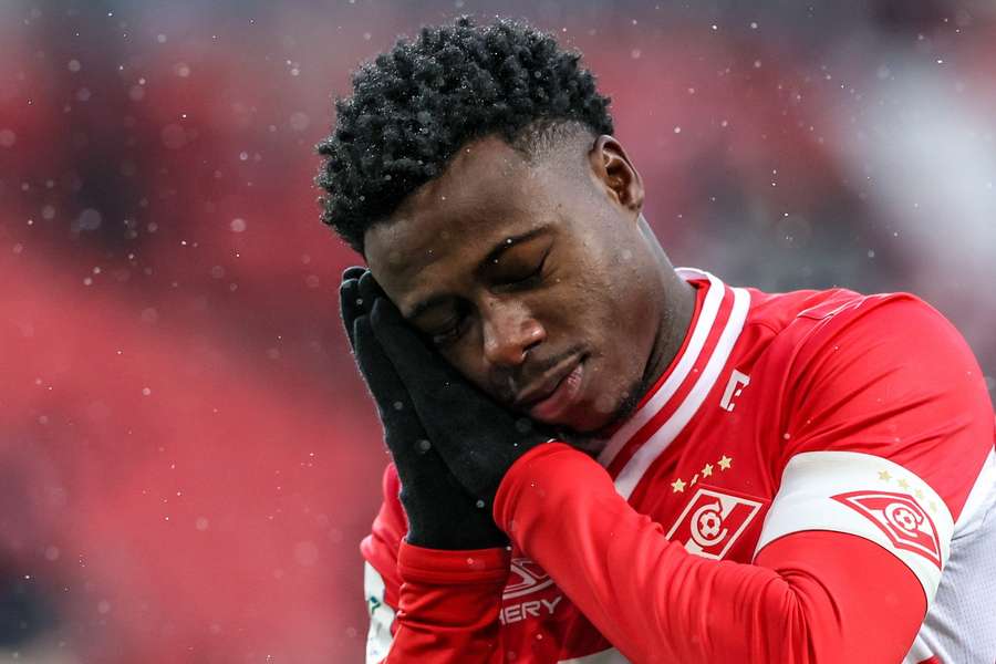 Quincy Promes im Trikot von Spartak Moskau.