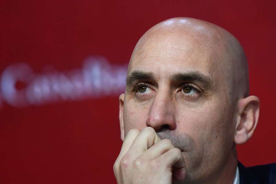 O presidente cessante da Federação Espanhola de Futebol, Luis Rubiales
