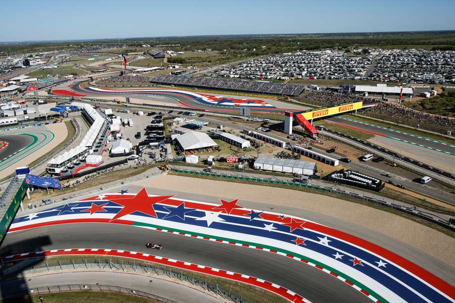 A general view of the Circuit of the America in Austin, Texas