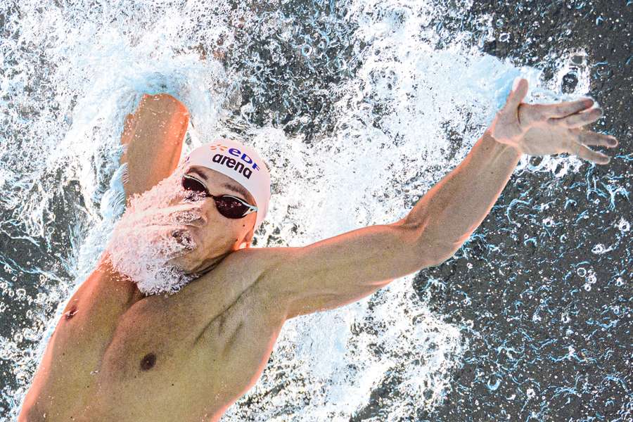 David Popovici, în semifinala de 100 m liber la Europene David Popovici, în semifinala de 100 m liber la Europene