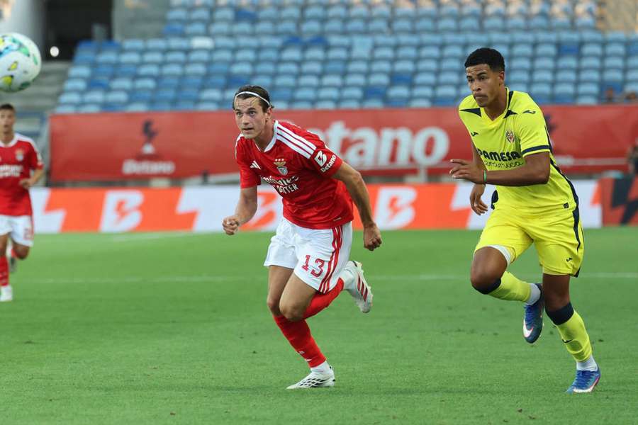Kaminski em ação pelo Benfica