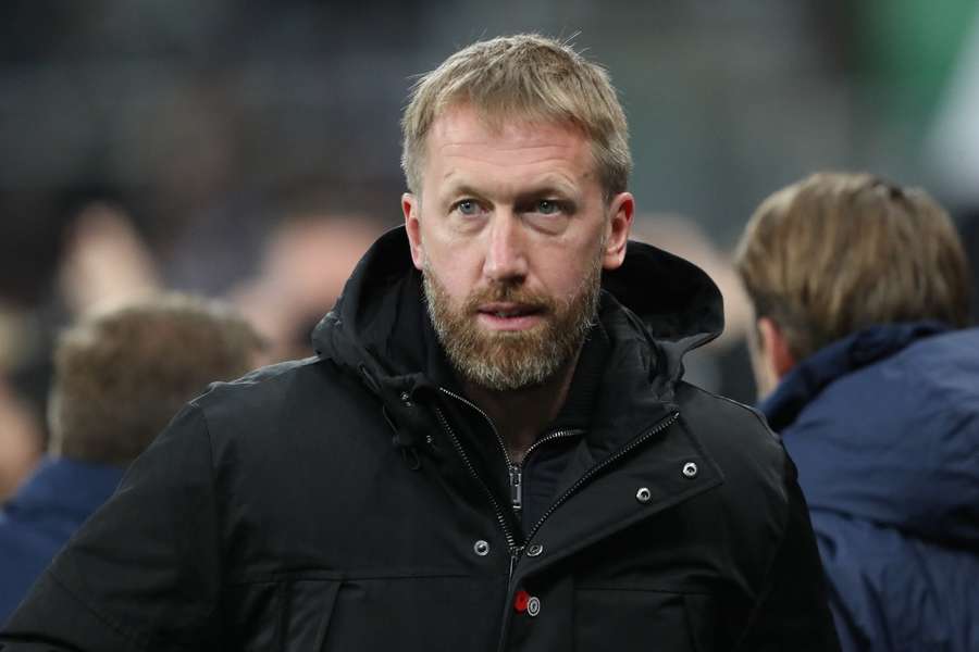 Chelsea manager Graham Potter before the match with Newcastle