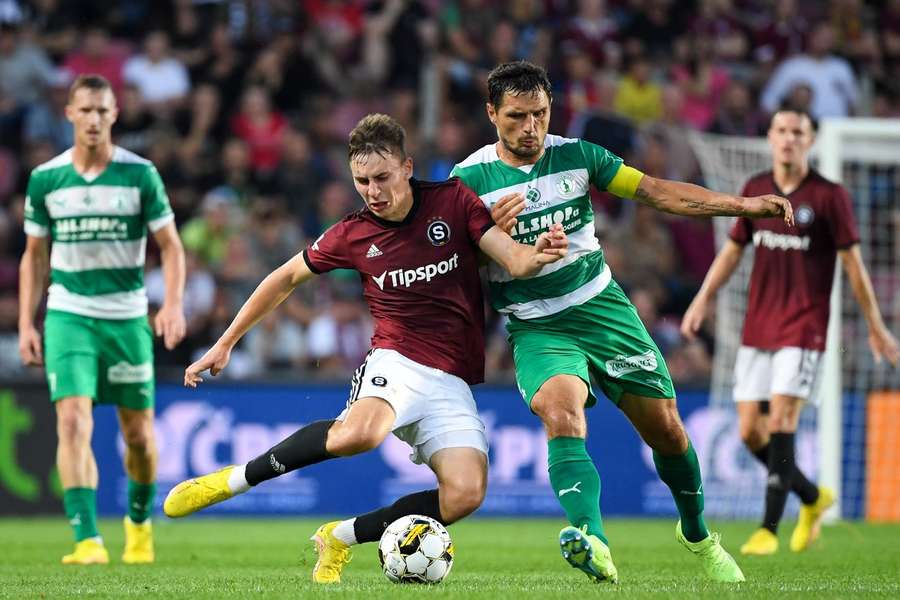 Sparta na Letné prospala první poločas a s Bohemians urvala jen remízu