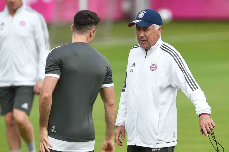 Ancelotti, durante su etapa en el Bayern