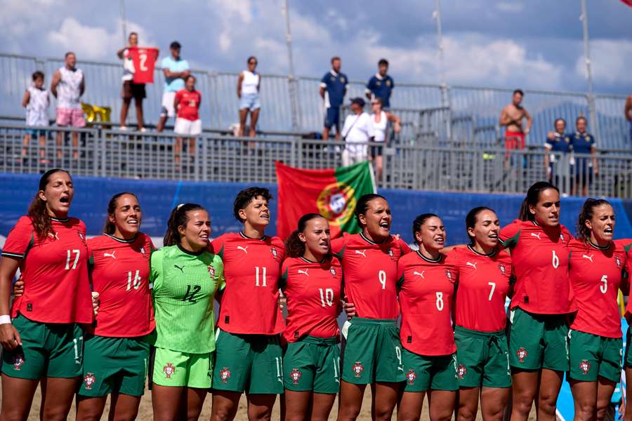 Futebol de praia: Portugal perde com Espanha e falha final na Liga Europeia feminina