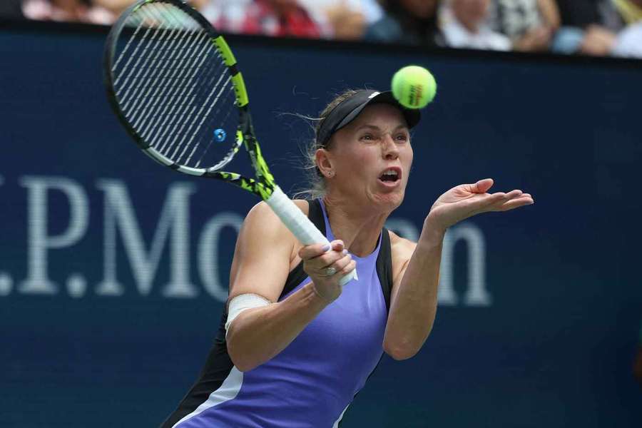 Wie man sie kennt: Caroline Wozniacki gab im Achtelfinale der US Open 2024 alles