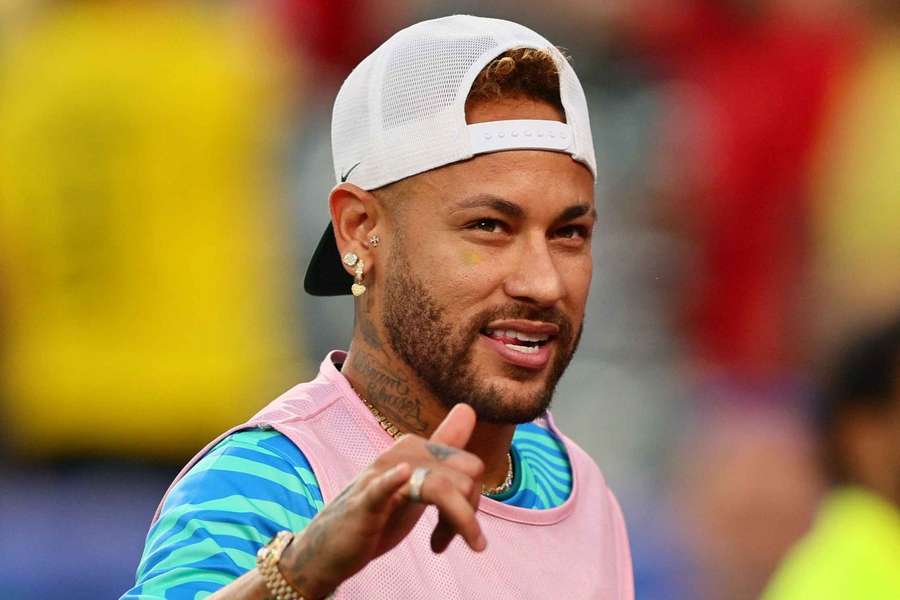Neymar de retour à l'entraînement avec le Brésil Neymar de retour à l'entraînement avec le Brésil
