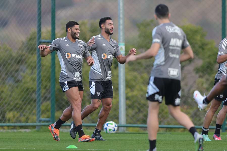 Treino do Atlético-MG nesta quarta (14) não teve presença de Coudet