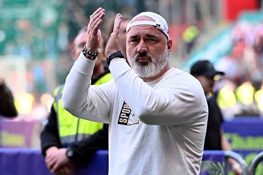 Trenér pražské Slavie Jindřich Trpišovský