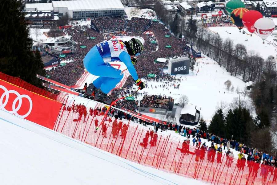 Der Italiener Giovanni Franzoni kurz vor der Traverse