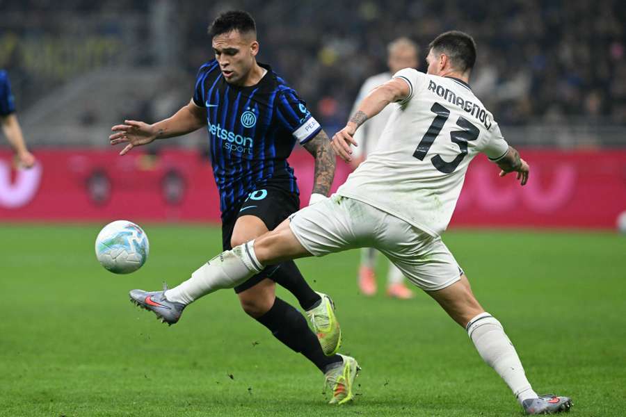 Lautaro Martinez contro Romagnoli