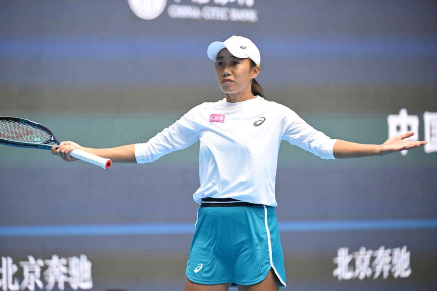 Zhang celebrates another win