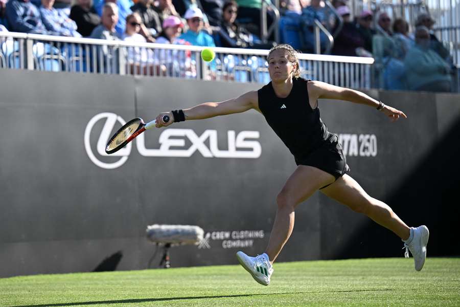 Kasatkina won the second set but was unable to carry that momentum into the third Kasatkina won the second set but was unable to carry that momentum into the third