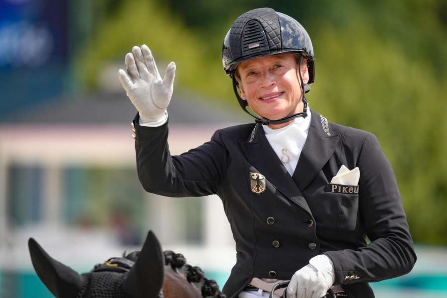 Isabell Werth pakte een medaille op haar zevende verschillende Spelen