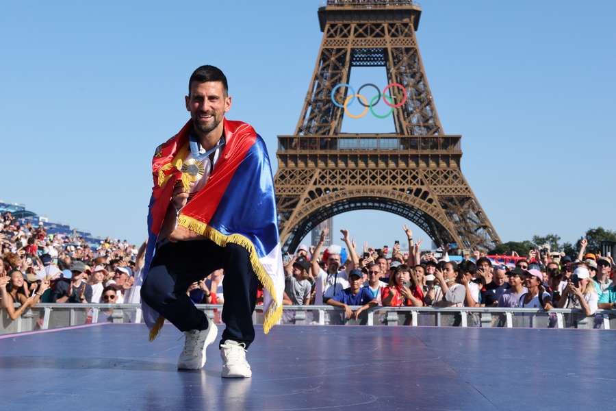 Djokovic won goud in Parijs