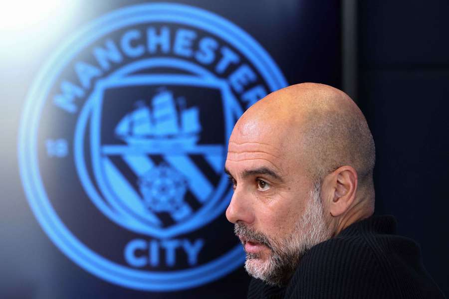 Guardiola lundi en conférence de presse.