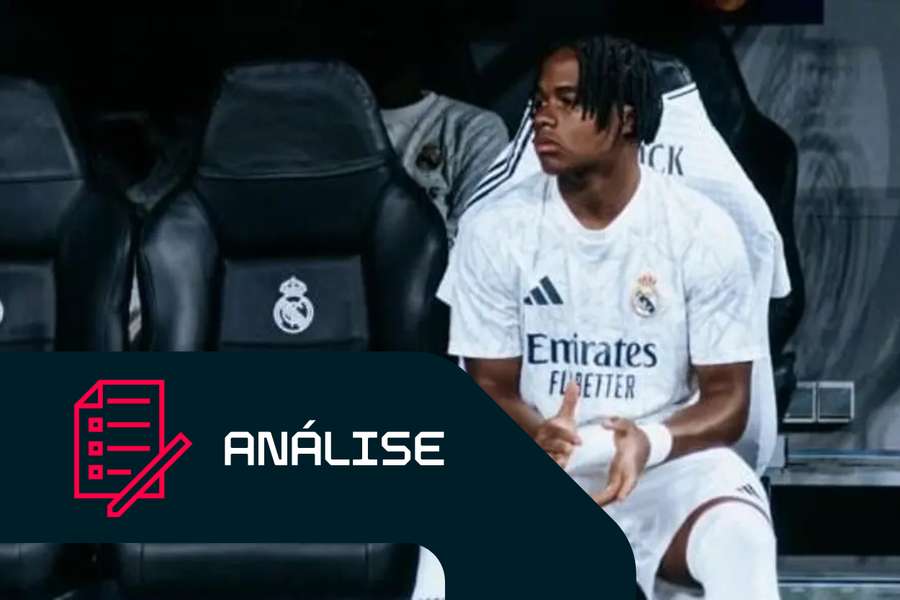 Endrick no banco de suplentes do Real Madrid Endrick no banco de suplentes do Real Madrid