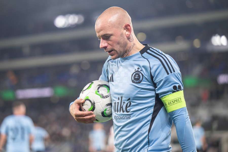 Weiss ml. zachytený v zápasovom okamihu.